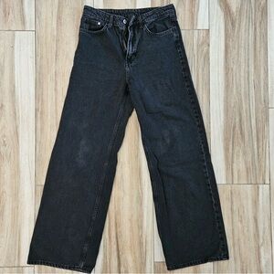 Classic Black Women's Jeans wide leg